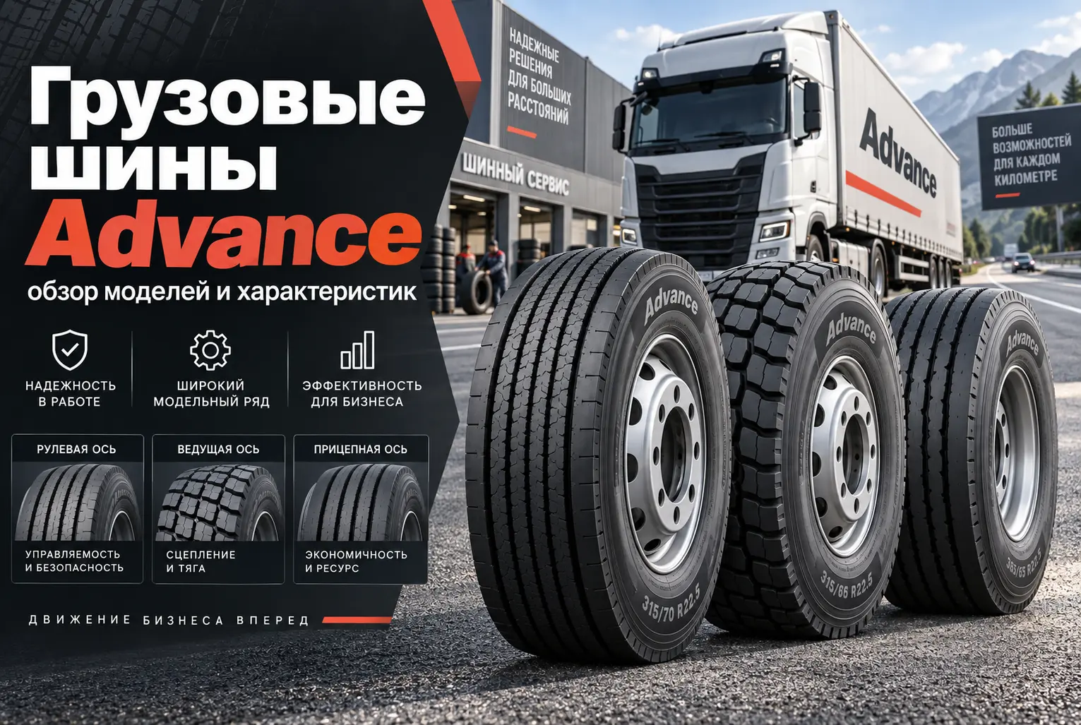 Грузовые шины Advance: полный обзор модельного ряда, характеристик и практических рекомендаций